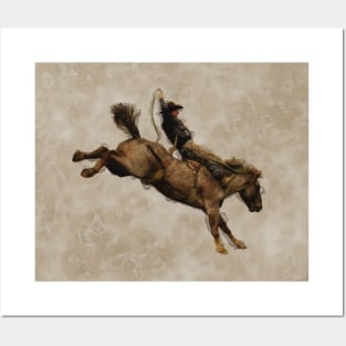Bronco Buster - Rodeo Rider Posters and Art